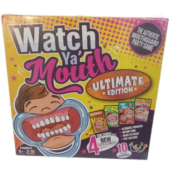 Watch Ya Mouth Board Game Ultimate Edition 4 New Categories 200 New Cards - Picture 1 of 4
